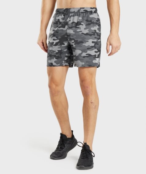 Men's Gymshark Arrival Shorts Camo | NZ 7DIBGX